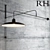 Vintage Wall Lamp RH 3D model small image 1