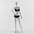 Seductive Mannequin: Lingerie Fashion Model 3D model small image 1