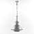 Vintage Loft Metal Chandelier 3D model small image 1