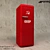 SMEG FAB28CCCR Retro Refrigerator 3D model small image 1