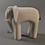 Restored Elephant Sculpture 3D model small image 2