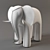 Restored Elephant Sculpture 3D model small image 3