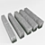 Versatile Border Stones - Set of 5 - 300x150x1000mm 3D model small image 1