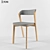 Elegant Merano Chair + Stelvio Table 3D model small image 2