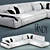 Luxury Sofa Mod Limousine 3D model small image 1