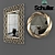 Elegant Schuller Mirrors Set 3D model small image 1