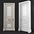 Elegant Classic Door 3D model small image 1