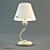 Italian Table Lamp: VITERBO Ferroluce 3D model small image 1