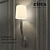 Art Deco Inspired Wall Light: Circa Ruhlmann 3D model small image 1