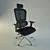 Sleek Cyber Chair 3D model small image 1