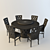 EVANA Dining Group: Stylish Malaysian Set 3D model small image 2