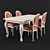 Elegant Tomassi Cucine Dining Set 3D model small image 1