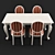 Elegant Tomassi Cucine Dining Set 3D model small image 2