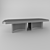 Brussels Grand Pedestal Table 3D model small image 3