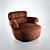 Elegant P20 TORO Chair 3D model small image 1