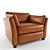 John Lewis Armchair: Stylish and Comfortable 3D model small image 1