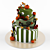 Spooky Treat: Helloween Cake 3D model small image 1