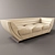 Glamorous Tiberio d 3-Seater Sofa 3D model small image 1
