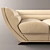 Glamorous Tiberio d 3-Seater Sofa 3D model small image 2