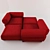 Elegant Butterfly Sofa 3D model small image 1