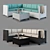 Rattan Corner Sofa Set 3D model small image 1