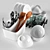 4-Person Crockery Set: 36 Pieces 3D model small image 1