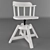 FEODOR Chair: Stylish and Comfortable 3D model small image 1