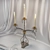 Elegant Triple Candlestick Holder 3D model small image 2