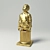 Golden Boy Statue 3D model small image 1