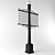 Multi-purpose Street Lamp-Sign 3D model small image 1