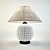 Braided Wicker Design Lamp 3D model small image 1