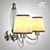 Orlean A9310LM-5PP: Provence Style Metal Wall Sconce 3D model small image 3