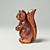 Wooden Protein Figurine 3D model small image 3