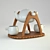 Elegant Tea Set for Two 3D model small image 1