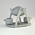 Elegant Tea Set for Two 3D model small image 2