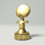 Ancient Idol Golden Statue 3D model small image 1