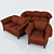 Modern Bremen Sofa Set 3D model small image 1