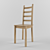 Modern Scandinavian KAUSTBI Chair 3D model small image 1