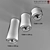 Sleek Tuba 111 Lamp Trio 3D model small image 2