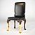 Chelini Tinto Art 339 - Elegant and Compact Dining Chair 3D model small image 2