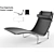 Danish Design Chaise Longue 3D model small image 1