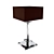 Sleek Chrome Table Lamp 3D model small image 2