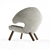 Finn Juhl Pelican Chair 3D model small image 2