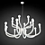 Sleek Karman Snoob Pendant Light 3D model small image 2