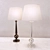 Elegant Gillian Candlestick Lamp 3D model small image 1