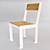 Title: Sleek Bench and Chair Combo 3D model small image 2