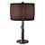 Sleek Chrome Table Lamp 3D model small image 1