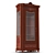 Elegant Glass Wardrobe 3D model small image 1