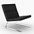 Luxe Ethan Lounge Chair 3D model small image 1