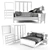 IKEA Bedroom Furniture Set 3D model small image 2